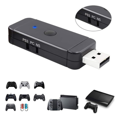 Qw1 Adaptador De Mando Jzw-shop Inalámbrico, Con Bluetooth