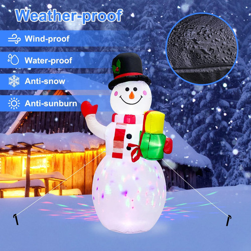 M Juguetes Inflables Navideños Muñeco De Nieve Inflable