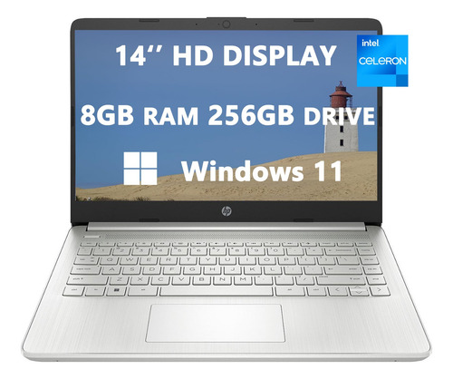 Ordenador Portátil Hp 2024 14 Hd Con Pantalla Led Intel Cele