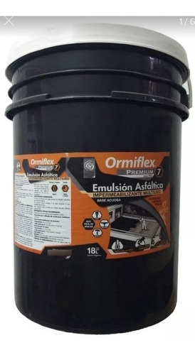 Emulsion Asfaltica Ormiflex Al Agua Lata X18l Pintu Don Luis
