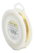Comprar Alambre Dorado Calibre 18 1mm 15m Para Joyeria Artesania
