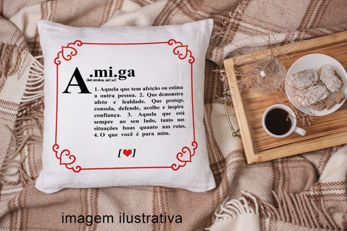 Almofada Personalizada Definição De Amiga