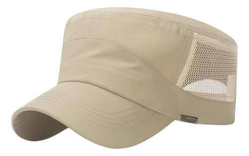 1 Pcs Gorra De Cadete De Malla Plana Ajustable Para Hombre