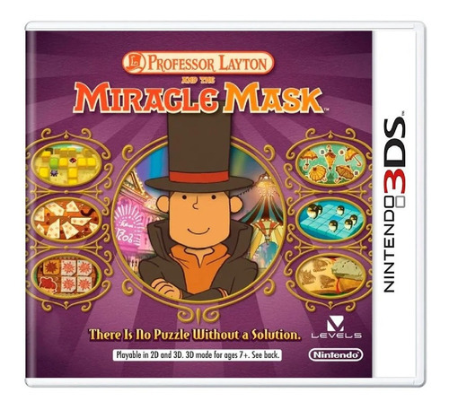 Juego El profesor Layton y la máscara milagrosa para Nintendo 3ds