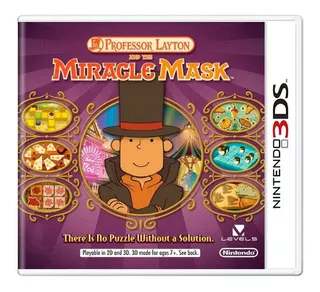 Juego El profesor Layton y la máscara milagrosa para Nintendo 3ds