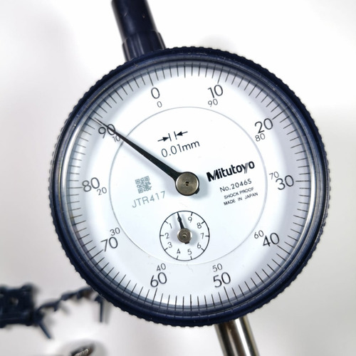 Reloj  Comparador Mitutoyo 2046s  0 - 10 Mm / 0.01 Mm 