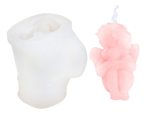 Bebé Ángel Moldes De Silicona Molde De Vela De Silicona M