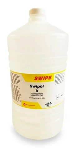 Desinfectante Concentrado Grado Quirúrgico Swipol Swipe 3.5l