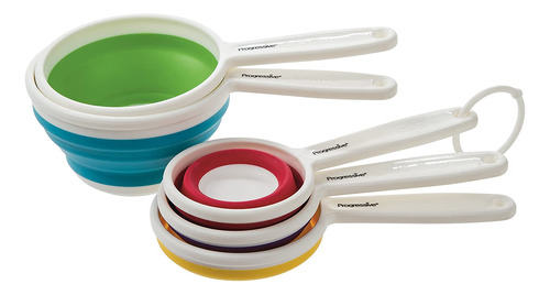 Preparaciones Con Tazas Medidoras Plegables Jgo 5 Plegables 