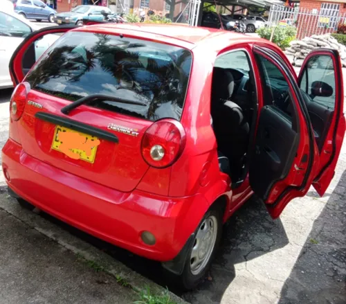 Chevrolet Spark, Local, Modelo 2009, Cilindrada 1.000, Rojo