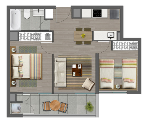 Juan Mitjans 105 - Departamento 2d1b, Macul