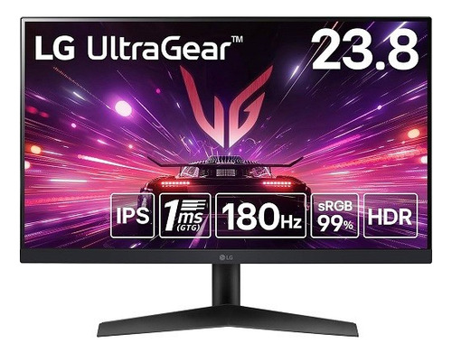 Monitor LG Ultragear 24gs60f-b Fhd 23.8 180hz 1ms Amd/boleta