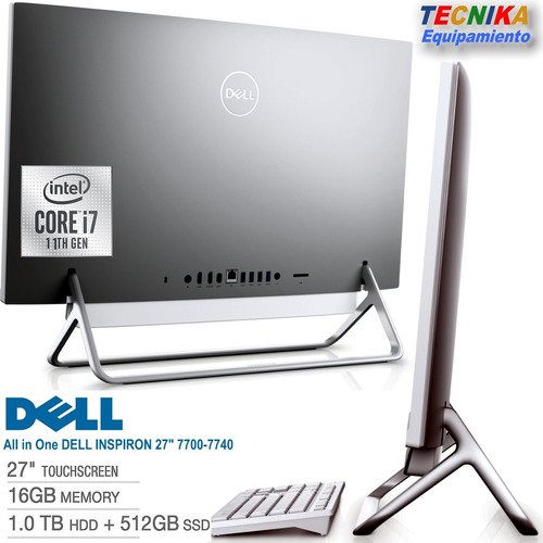 Dell Inspiron 27' Aio Touch I7 16gb 1tb 512gb Nvidia Mx330