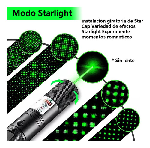 Verde Láser Recargable 20km 5000 Mw Alcance Línea Hot Warm Continua Cgq,con Usb