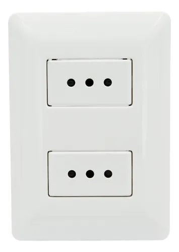 comprar Enchufe Entrada Doble Para Muro 250v-10a Blanco, Philco