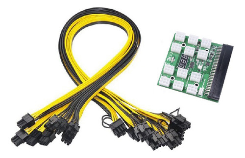 17 Cables De Alimentación Btc Mining De 6 Pines A 8 Pines, M