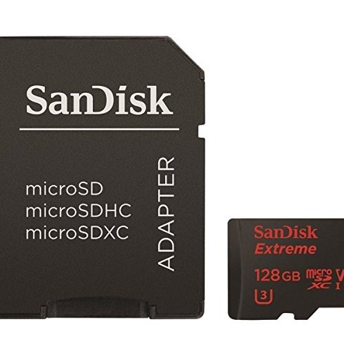 Sandisk Extreme 128gb Microsdxc Uhsi U3 V30 A1 Tarjeta De Me