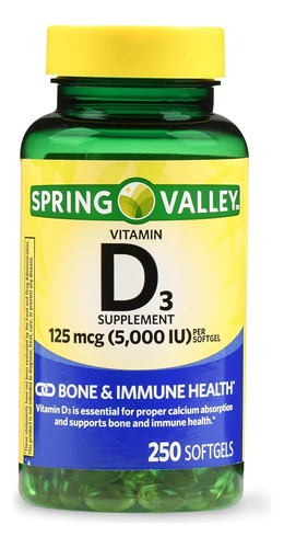 Spring Valley Vitamina D3 125mc