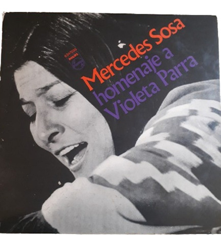 Mercedes Sosa - Homenaje A Violeta Parra - Vinilo Vg+