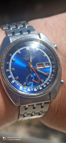+ Top Seiko 6139-6012 Electric Blue Crono Revisado F.08/1973