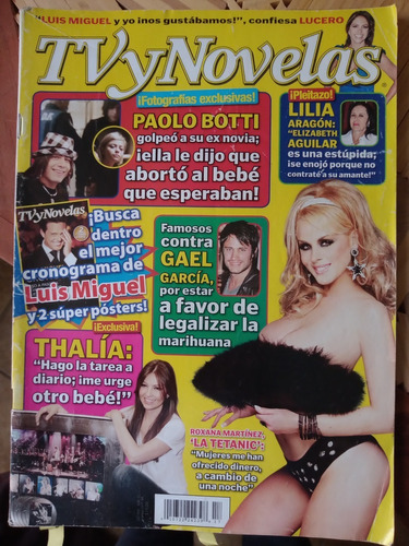 Thalia Reportaje En Tvynovelas Luis Miguel, Gael Garcia Bern