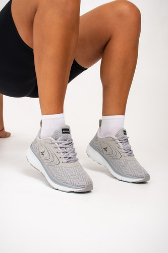 Zapatillas Mujer Deportiva Running Araquina Treval Cuero Eco