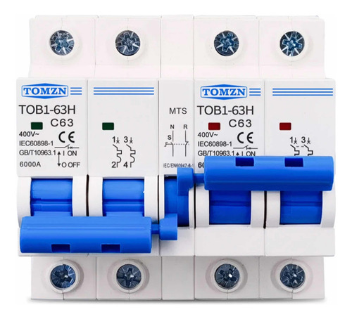 Interruptor De Semiautomática 2p 63amp