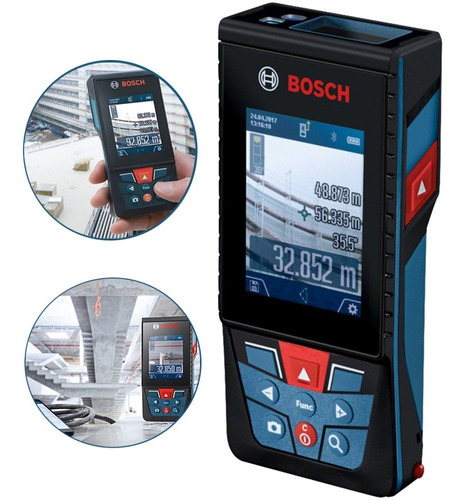 Medidor De Distância À Laser Glm 120 C Bluetooth Bosch