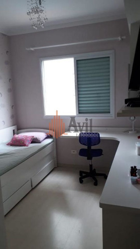 Imagem 6 de 10 de Apartamento Com 3 Dormitórios À Venda, 82 M² Por R$ 648.000,00 - Anália Franco - São Paulo/sp - Av5289