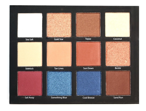 Sombras Beauty Creations  Mini Pro Vol 3 12 Colores