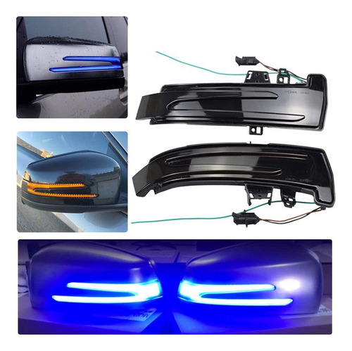 - Luces Intermitentes Secuenciales Con Espejo Lateral Led