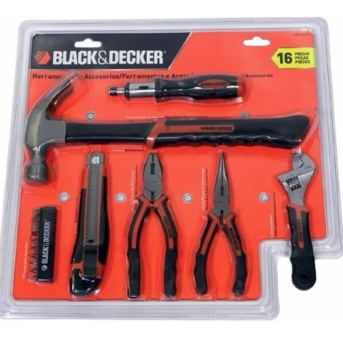 Juego De Herramientas Black&decker 16 Piezas Hdt51-902-la