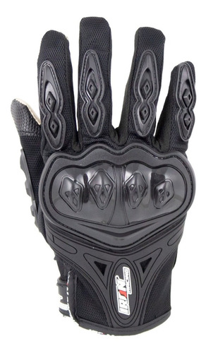 Guantes Para Motociclista Negro Touch Tactil