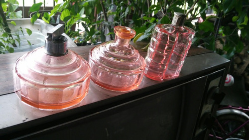 Antiguos Frascos Perfumes Toilet Cristal Vintage