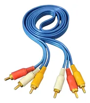 Comprar Cable 3 Rca M Video Audio Estereo A 3 Rca Macho 1.5 Metros 