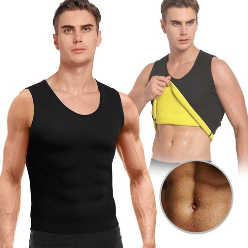 Chaleco Sin Broches Hombre Reductor Faja Neopreno Rf 0026