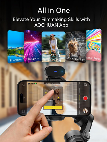 Gimbal Con Sensor Ai, Seguimiento De Movimiento, Soporte De