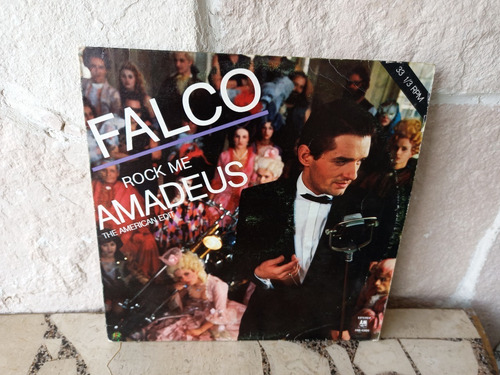 Falco Rock Me Amadeus Single Rojo Vinilo Acetato Lp