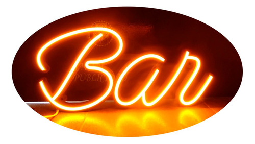 Cartel Neón Led  Bar - Deco - Luminoso - Comercios