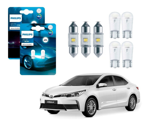  Kit Led Philips Interno Corolla 2018 2019 2020