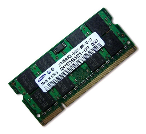 Imagen 1 de 2 de Memoria Ram 2gb Laptop Ddr2 6400s Samsung Valeroconceptos
