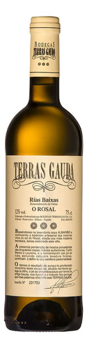 Vino Blanco Español Terras Gauda Do Rías Baixas 750ml