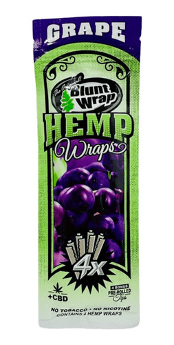 Imagen 5 de 6 de Blunt De Cáñamo Blunt Wrap Con Cbd 4x