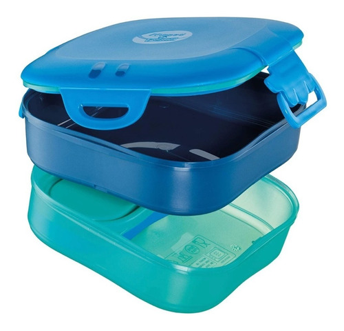 Imagen 3 de 8 de Taper Porta Alimentos Maped Kids 3 En 1 Para El Colegio