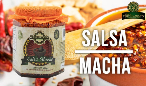 Imagen 2 de 3 de Salsa Macha Artesanal 300g