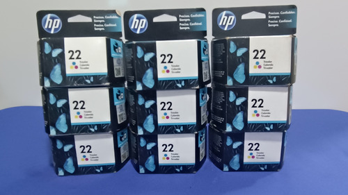 Cartucho De Tinta Hp 22 Color Pigmentada 6ml 1 Unidad