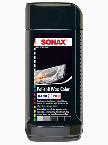 Imagen 2 de 3 de Cera Sonax* Polish & Wax Color Negro-rojo-blanco-gris-azul