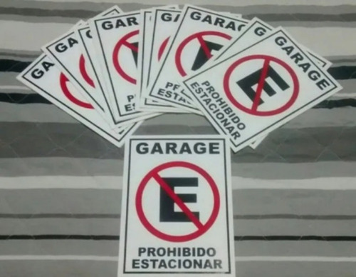 Carteles No Estacionar Garage