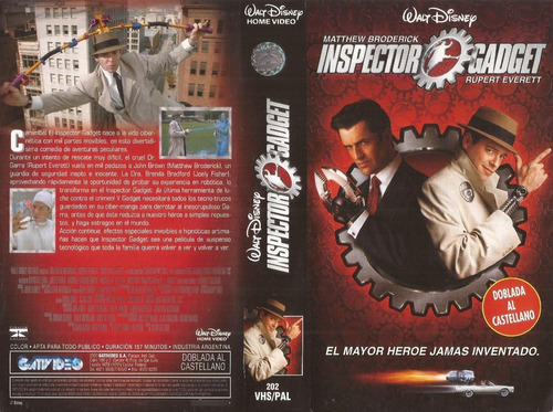 Inspector Gadget Vhs Matthew Broderick Español Latino (Usado)
