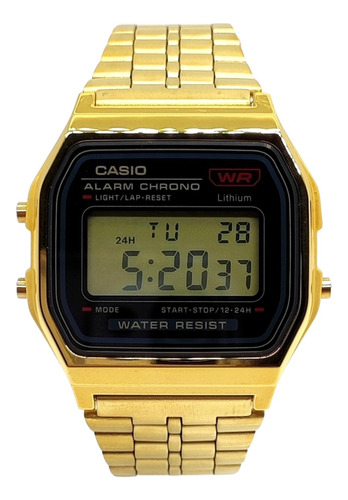 Reloj Casio Unisex Dorado A-159wgea-1